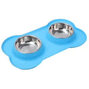 Gamelle Double Anti-Éclaboussure avec Base Silicone – Image 10