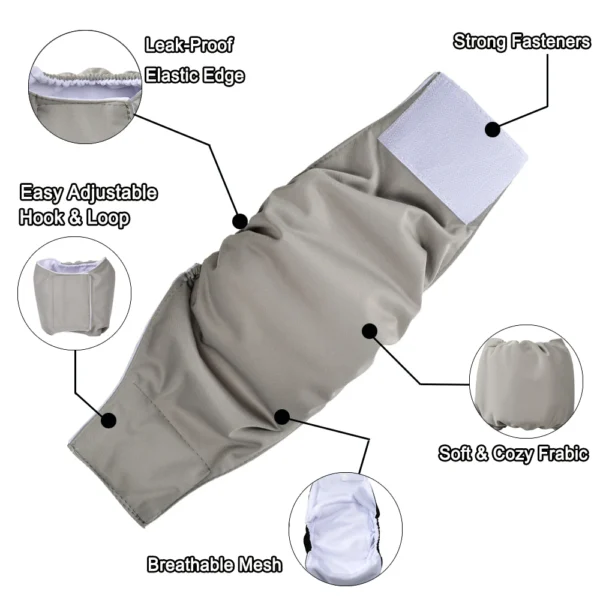 Couches Lavables Respirantes pour Chien Mâle - Lot de 3 - Bouledogue Avenue https://bouledogueavenue.com/wp-content/uploads/2026/08/S33b51466ef864ba480fcd910e37fcdc0F.webp