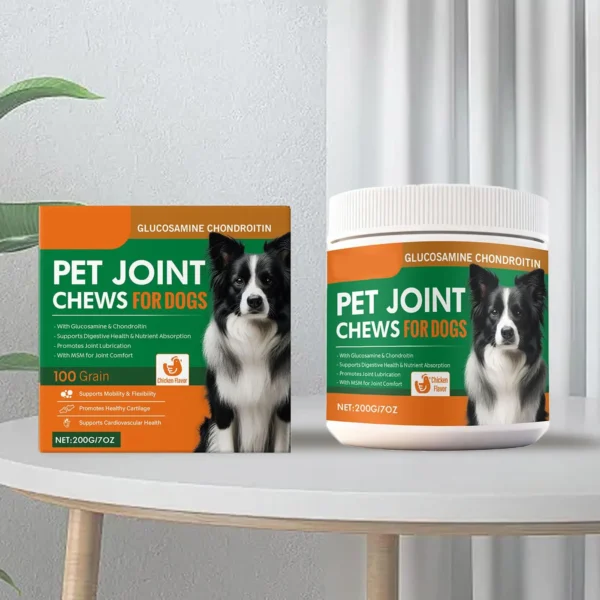 Complément Articulations pour Chien - 100 Comprimés à Croquer - Bouledogue Avenue https://bouledogueavenue.com/wp-content/uploads/2026/08/Sc6255c399be942af9d4b39f5f310914d7.webp