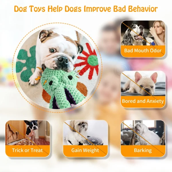 Peluche Poulpe Couinante à Tentacules pour Chien - Bouledogue Avenue https://bouledogueavenue.com/wp-content/uploads/2026/08/Scc40d92debd343059e0dddac284f1973Y.webp