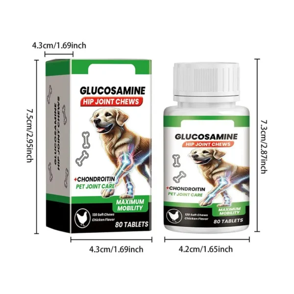 Complément Articulations pour Chien - 80 Comprimés - Bouledogue Avenue https://bouledogueavenue.com/wp-content/uploads/2026/08/Sdb4d1736d5094b31b9eaf8ad6fa4a6a4p.webp